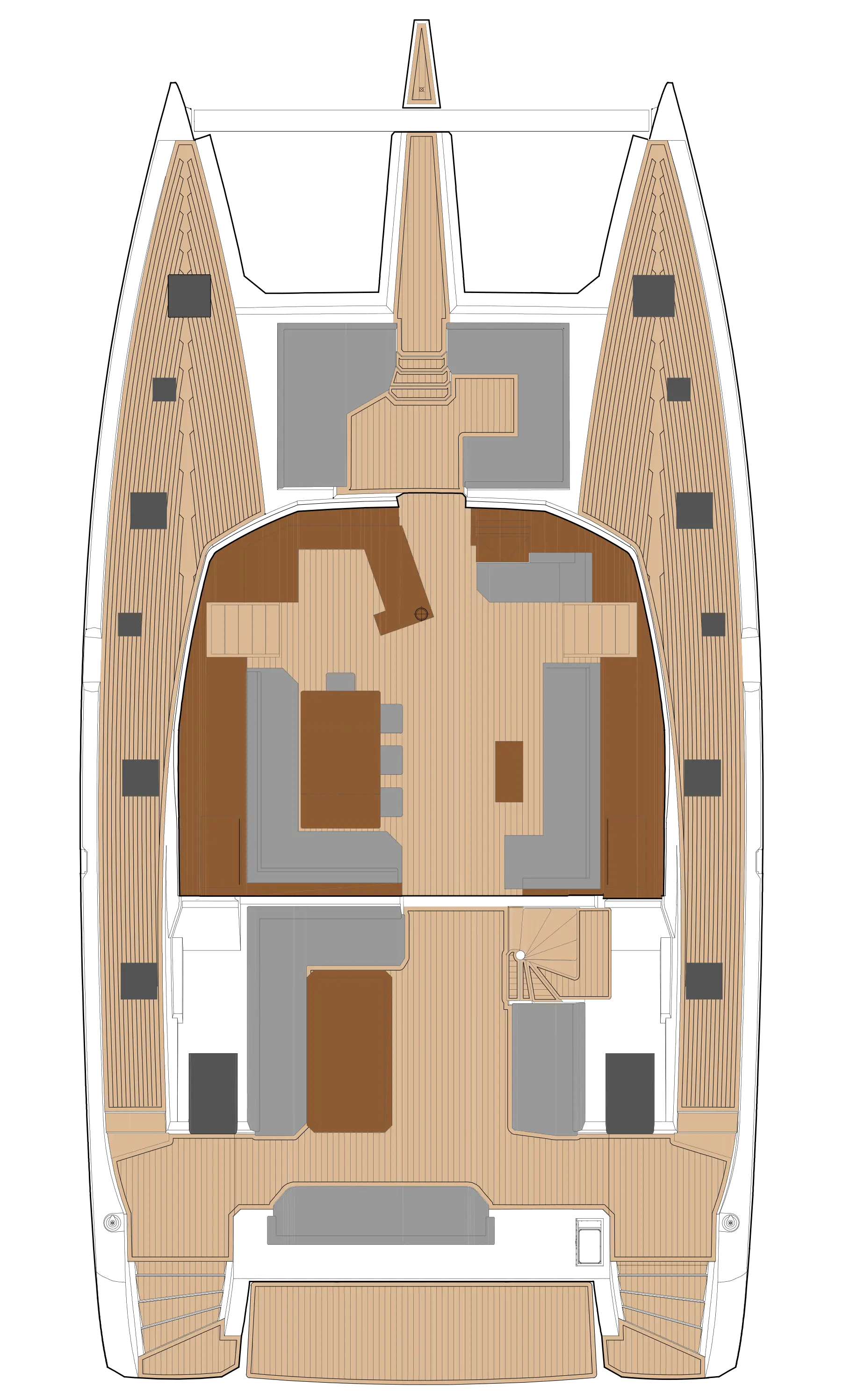 0001_Samana-59-Saloon-Layout-Galley-Down-Version